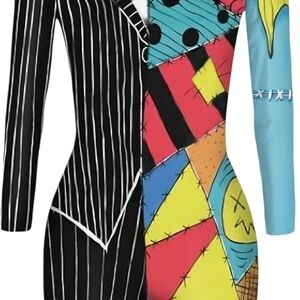 Halloween Size M Costume - Nightmare Sally Jumpsuit